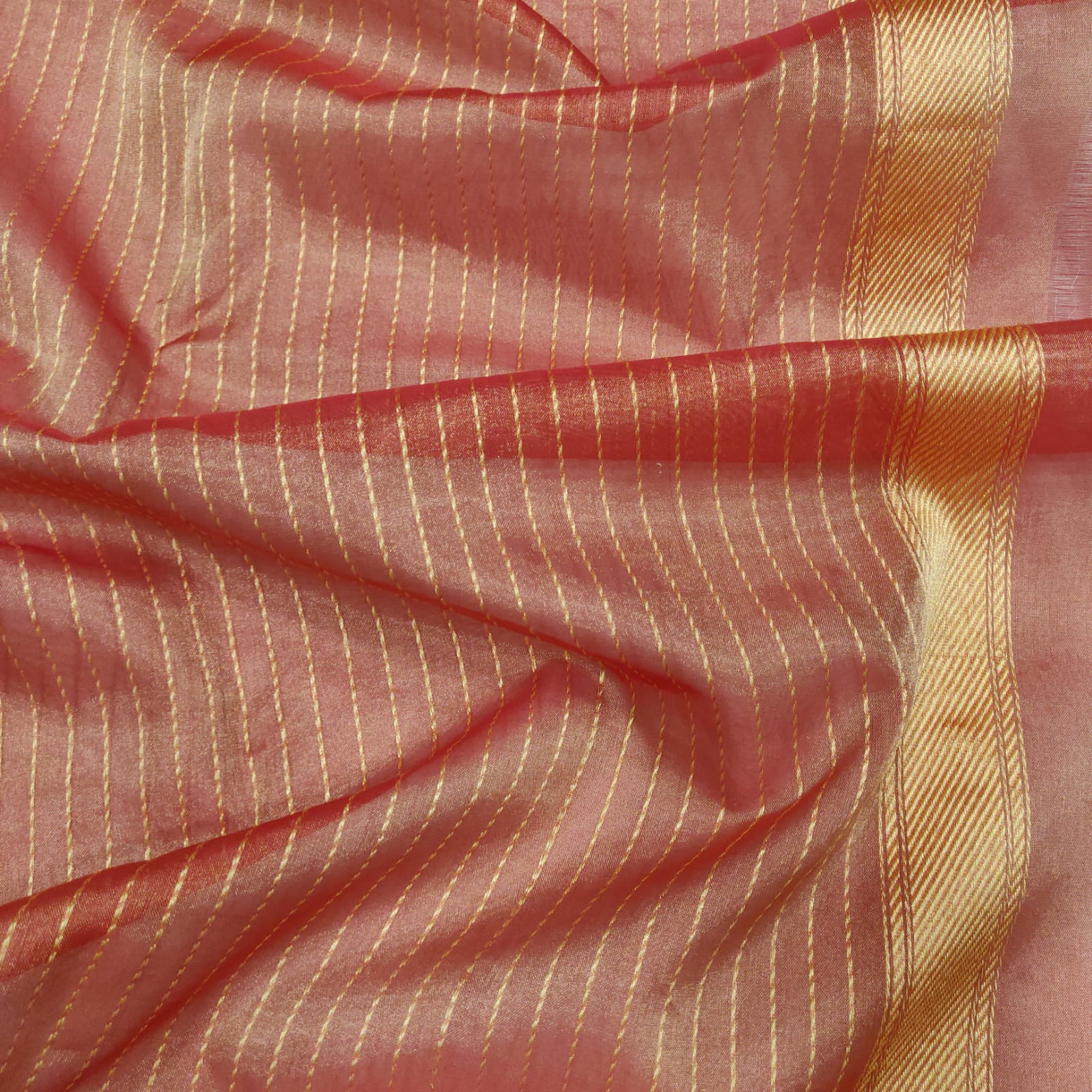 Prisha tissue ektara sari - Saffronfashionindia