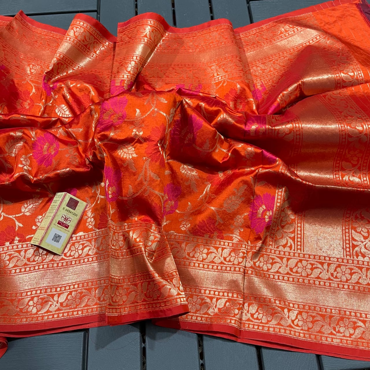 Banarsi antique zari dupatta - Saffronfashionindia