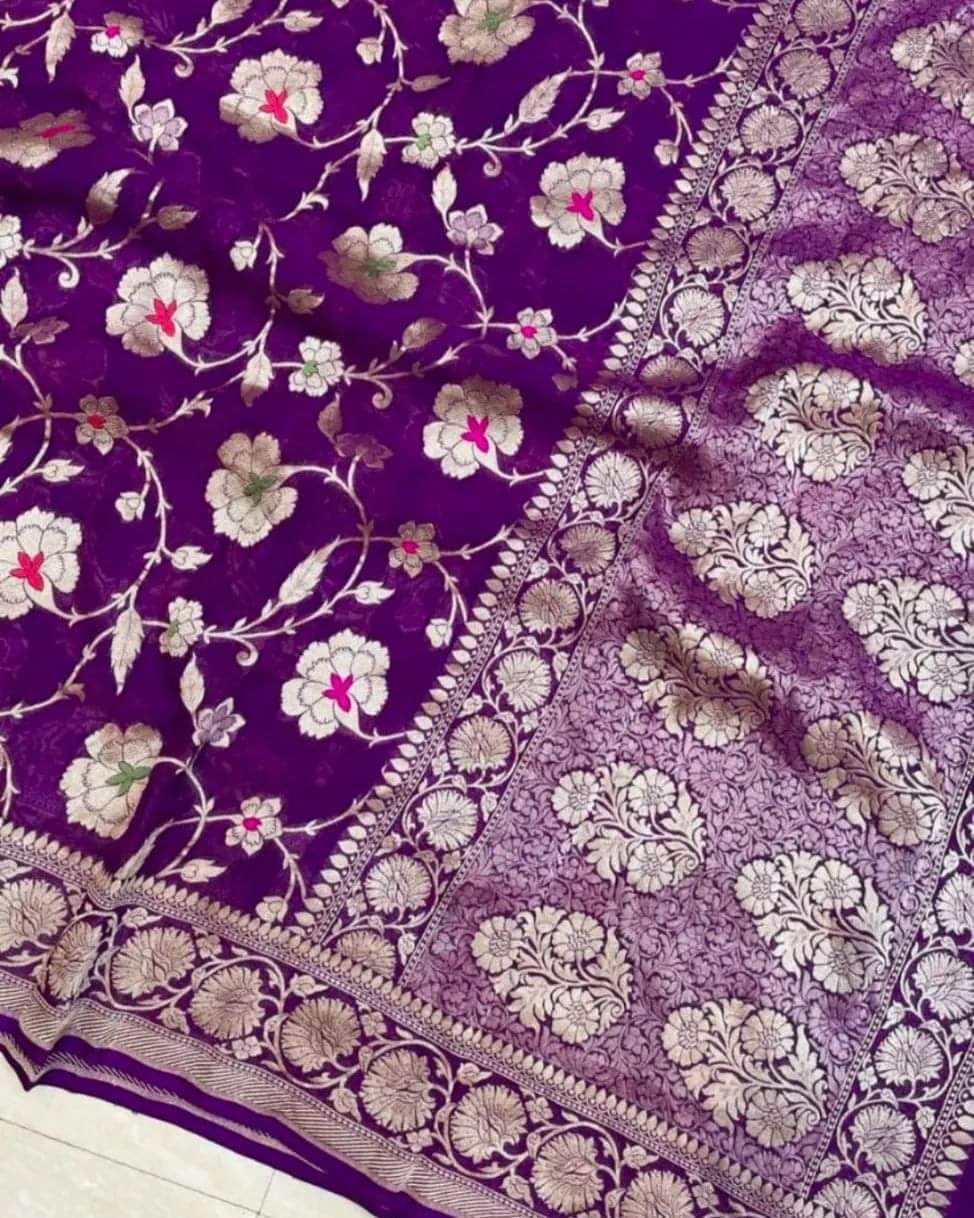 Naveli Banarsi saree - Saffronfashionindia