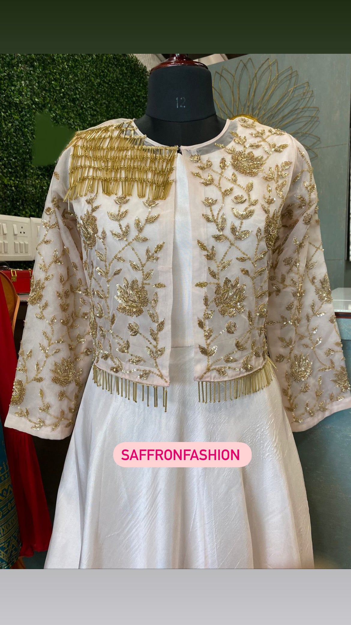 Kiwi long dress - Saffronfashionindia
