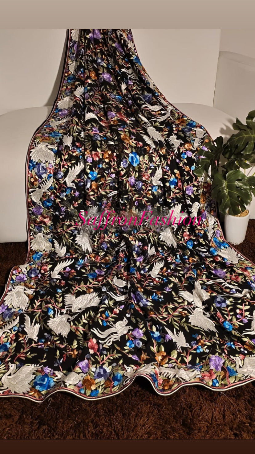 Authentic Parsi saree - Saffronfashionindia