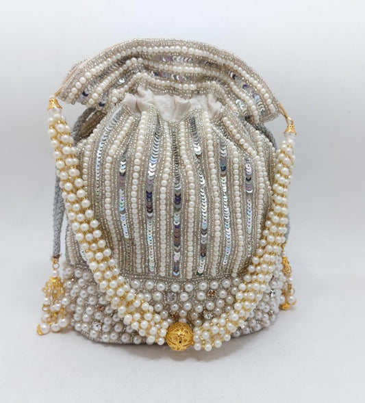 Sequins potli - Saffronfashionindia
