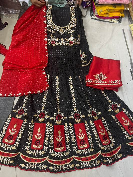 Rohani frock suit - Saffronfashionindia