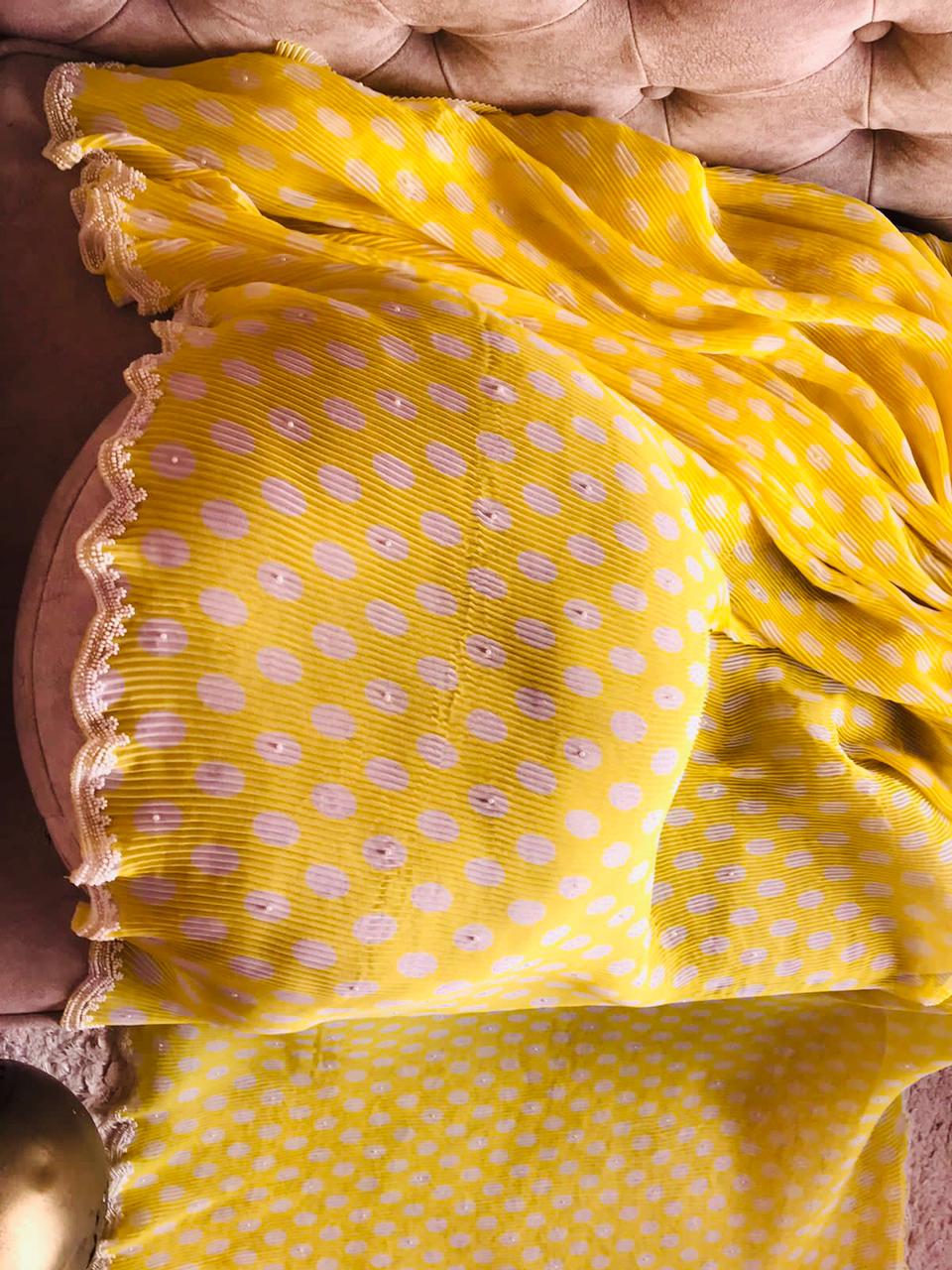 Leena vogue Russian saree - Saffronfashionindia