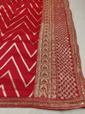 Striped inspired silk saree/casual sari