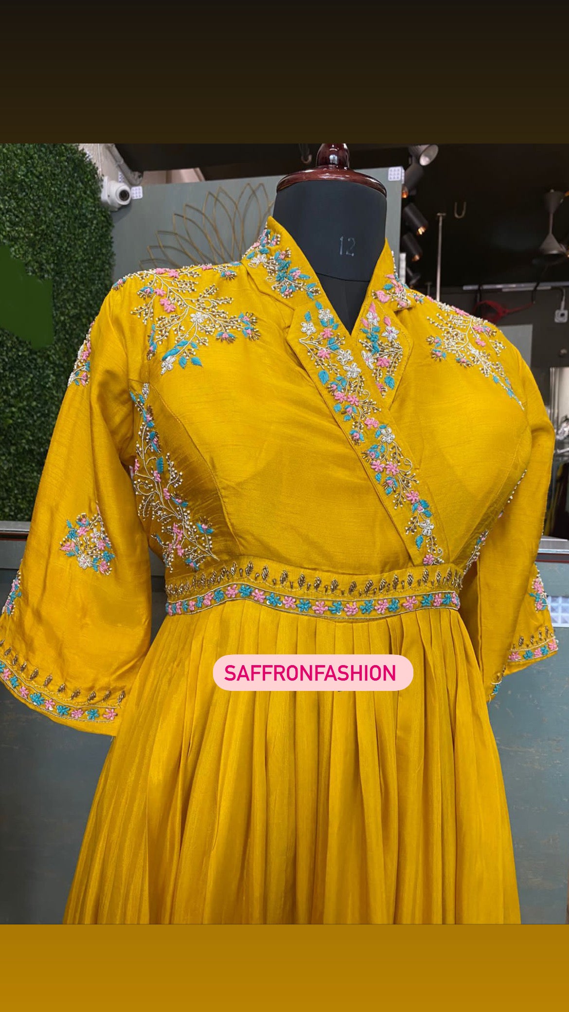 Long dress,,,,Italian dress - Saffronfashionindia
