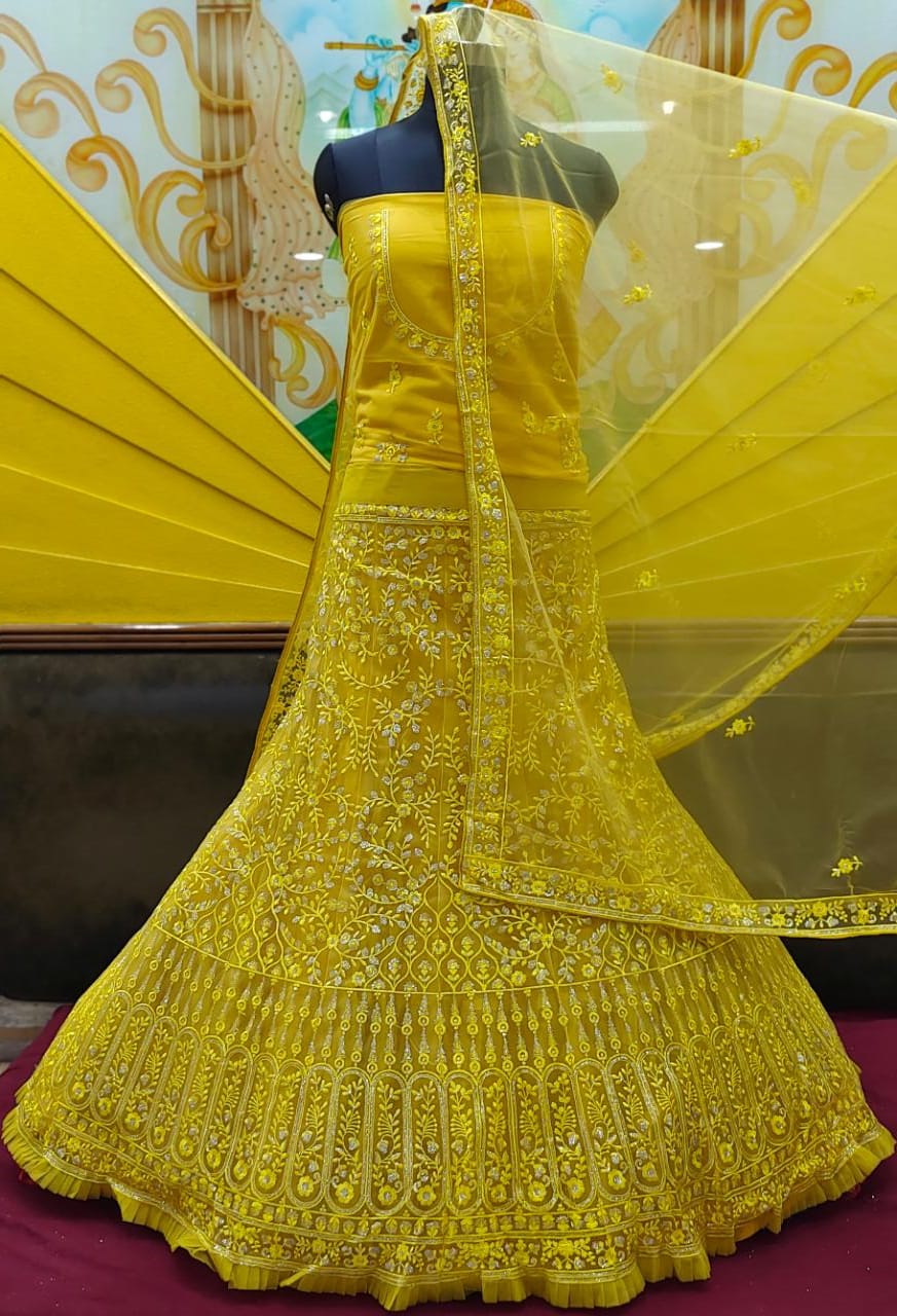 Susan stylish reception lehanga choli - Saffronfashionindia