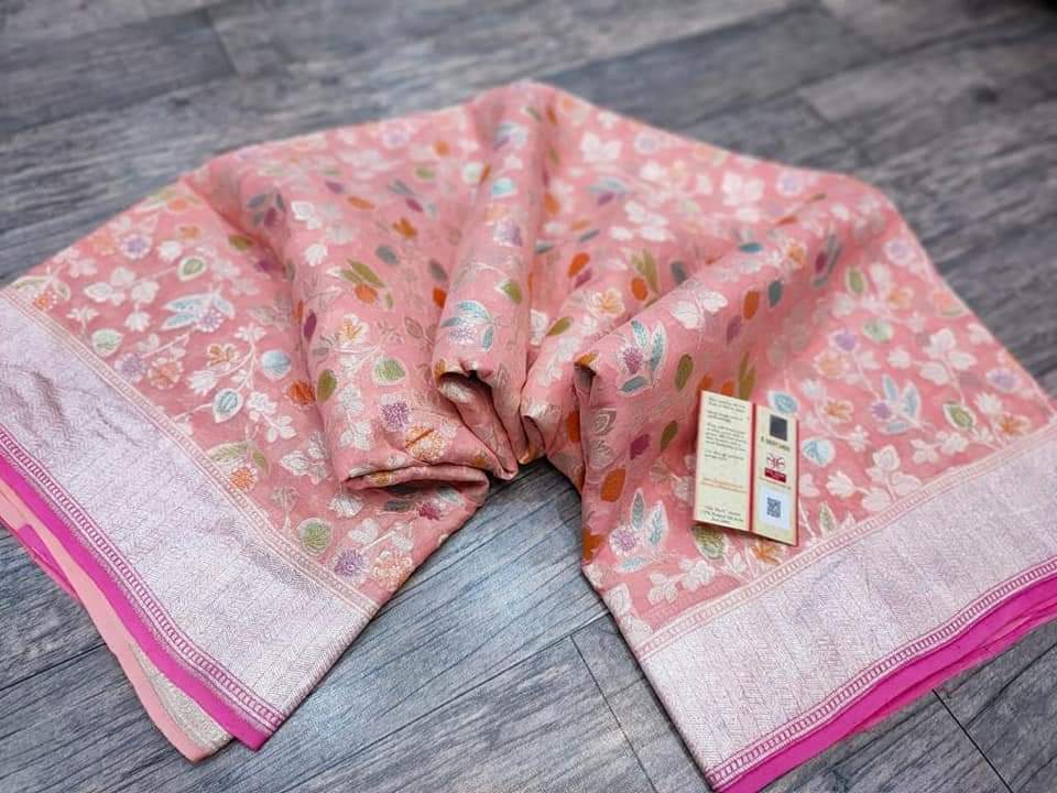 Luvina Banarsi saree - Saffronfashionindia