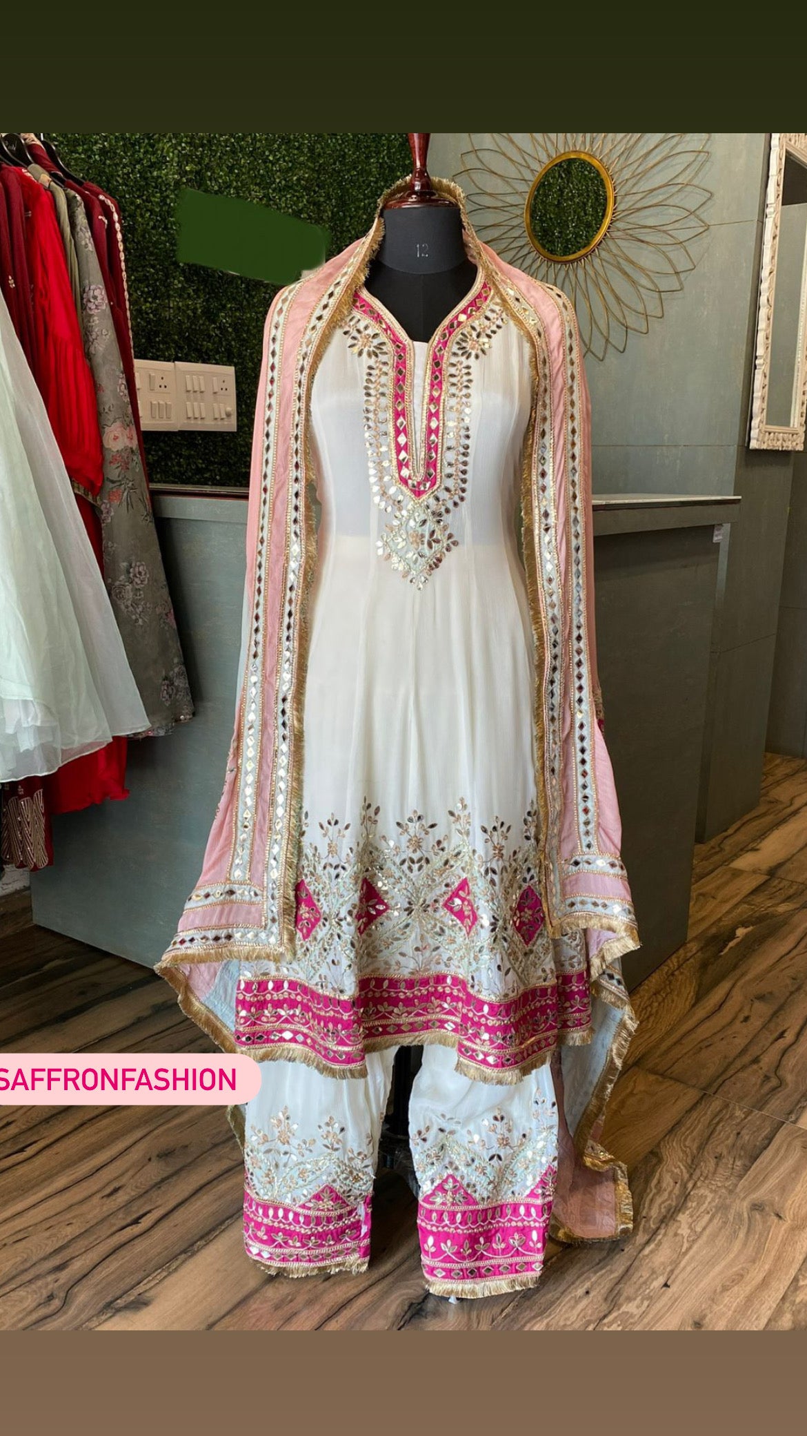 Rondra Anarkali dress - Saffronfashionindia