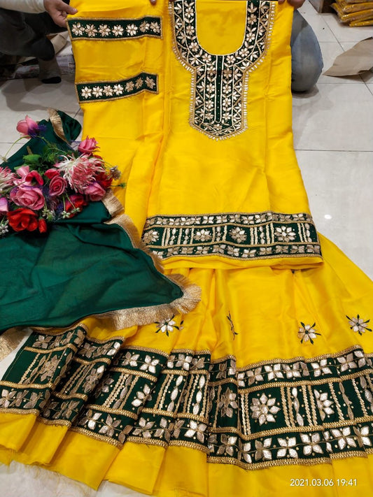 Punjabi patiala suit - Saffronfashionindia