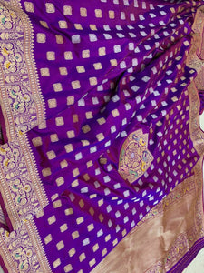 Jangla inspired handloom saree