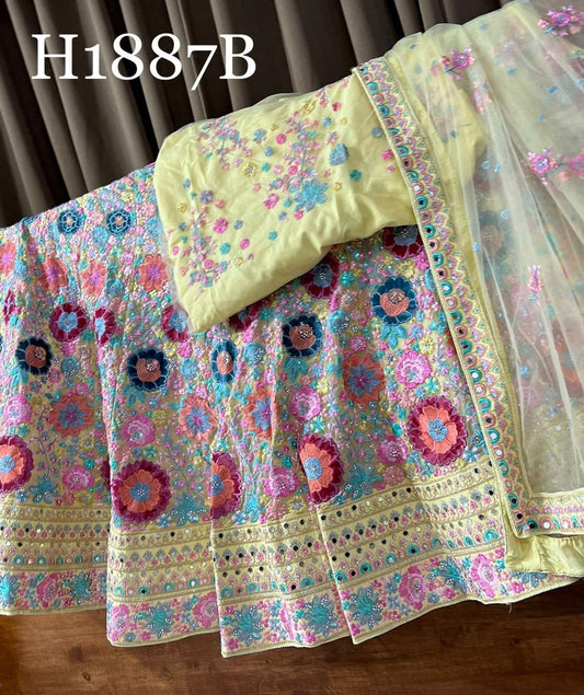 Cocktail beautiful lehanga - Saffronfashionindia