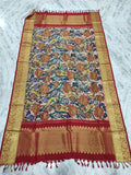 Norik pen Kalamkari dupatta