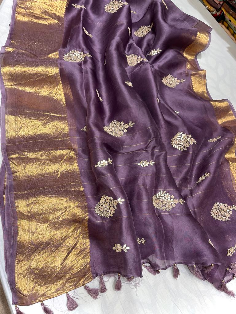 Welcome to Kalaniketan Organza Silk Saree - SAREES