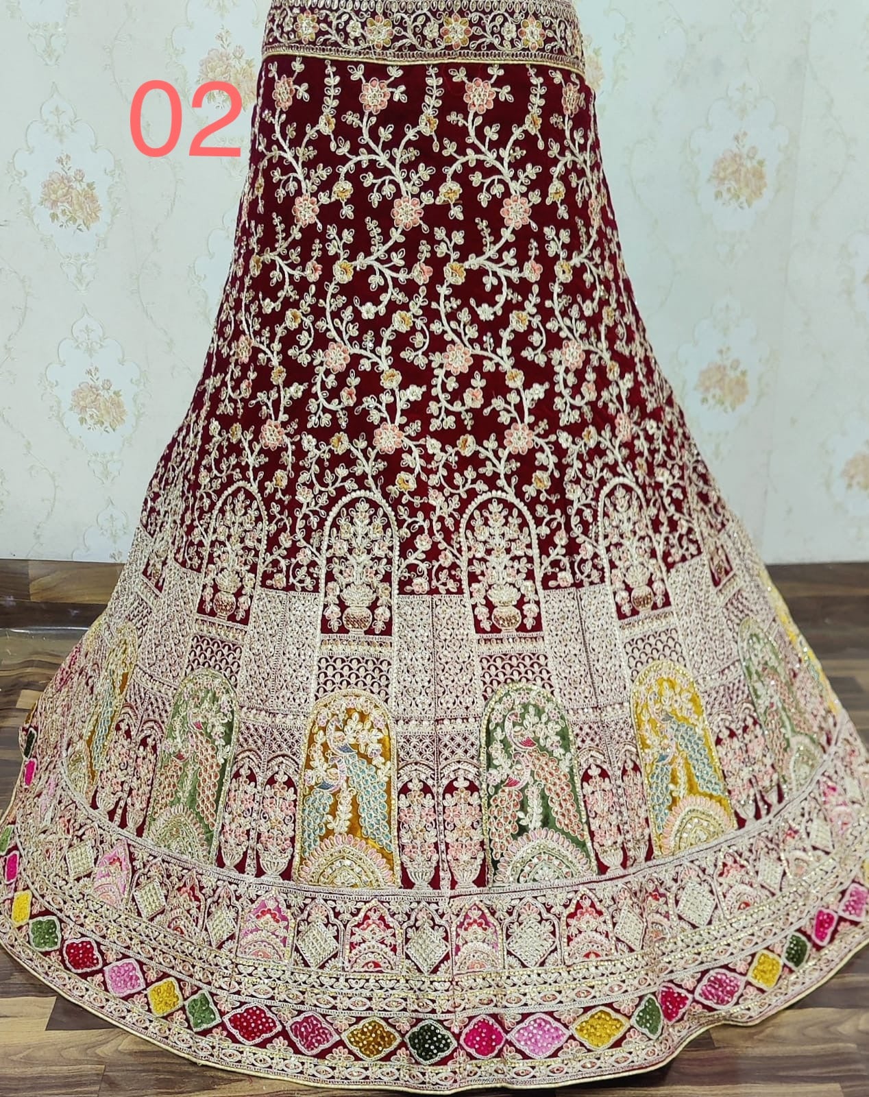 Jiah Indian heritage traditional lehanga - Saffronfashionindia