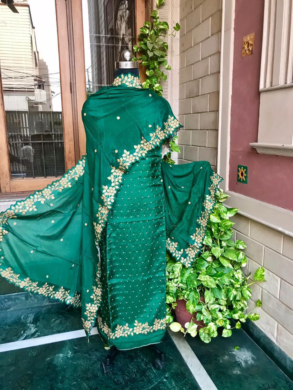 Silk Suit - Saffronfashionindia