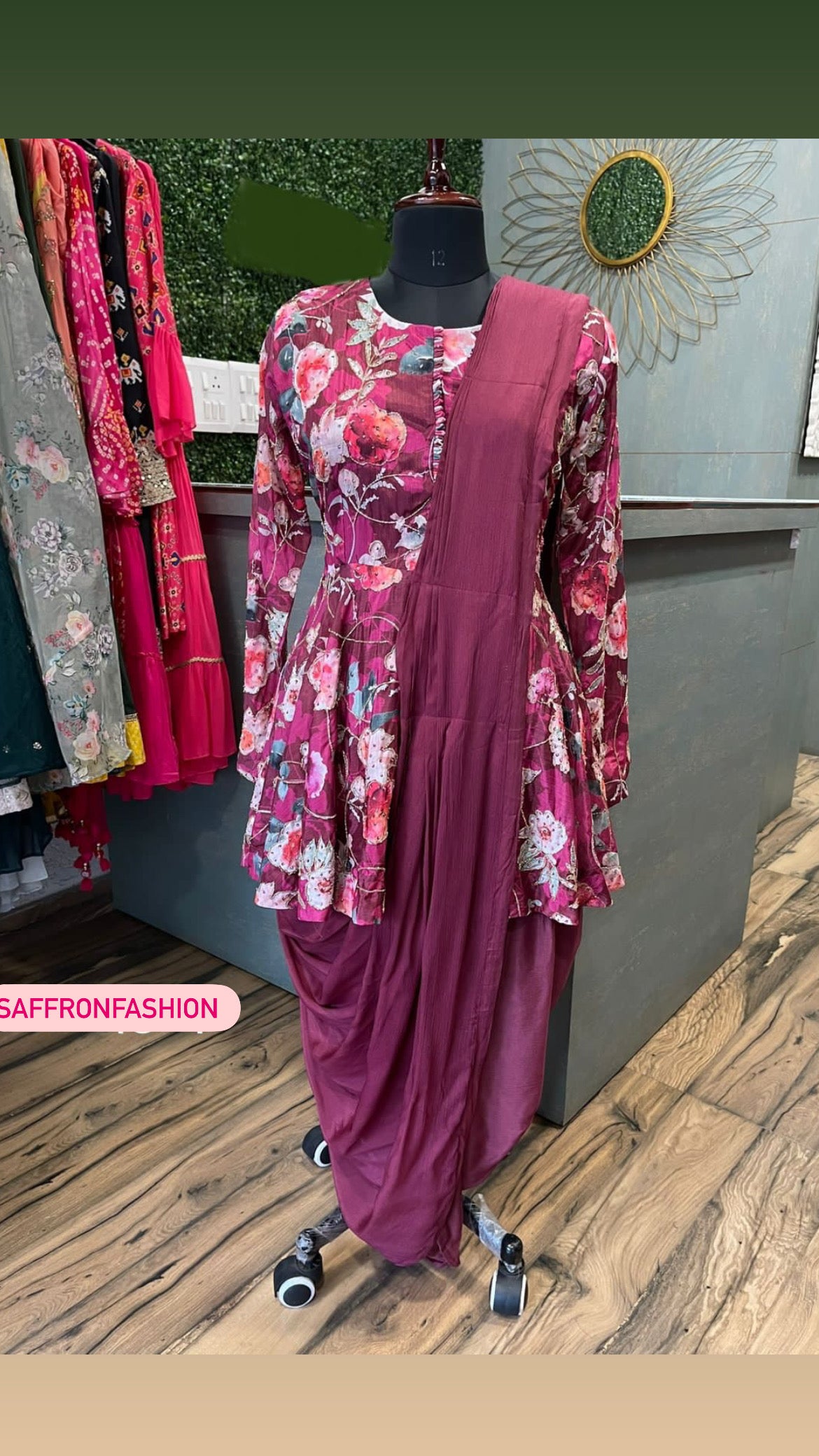 Chameli indowestern dress - Saffronfashionindia