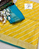 Lehariya inspired banarsi saree