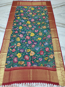 Rivaz pen Kalamkari dupatta