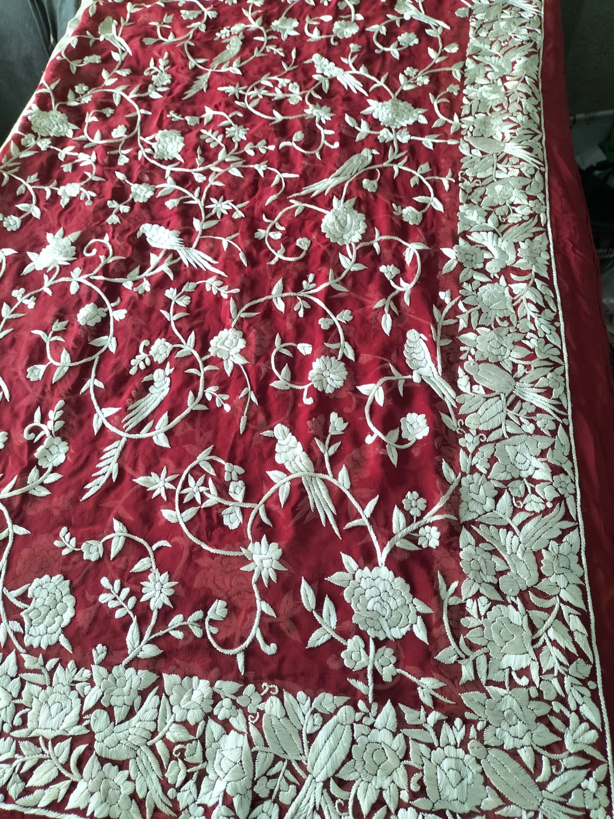 Parsi gara dupatta - Saffronfashionindia