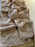 Gottapatti tissue organza saree