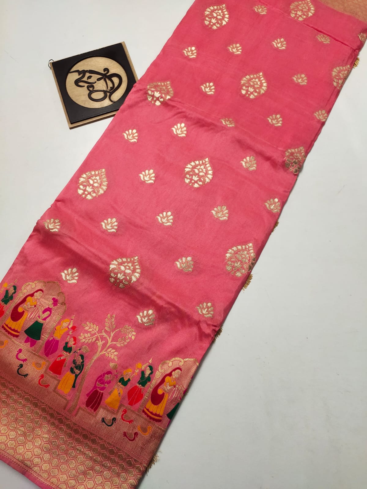 Lavik benaras moonga saree - Saffronfashionindia