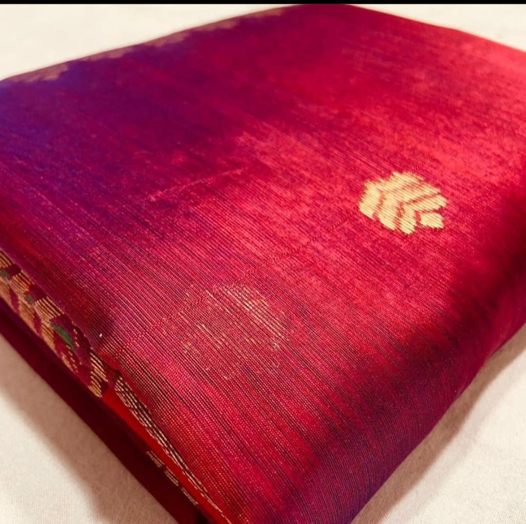 Rimi Chanderi saree - Saffronfashionindia