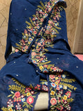 Tulips embroidered saree,,,,,organza saree