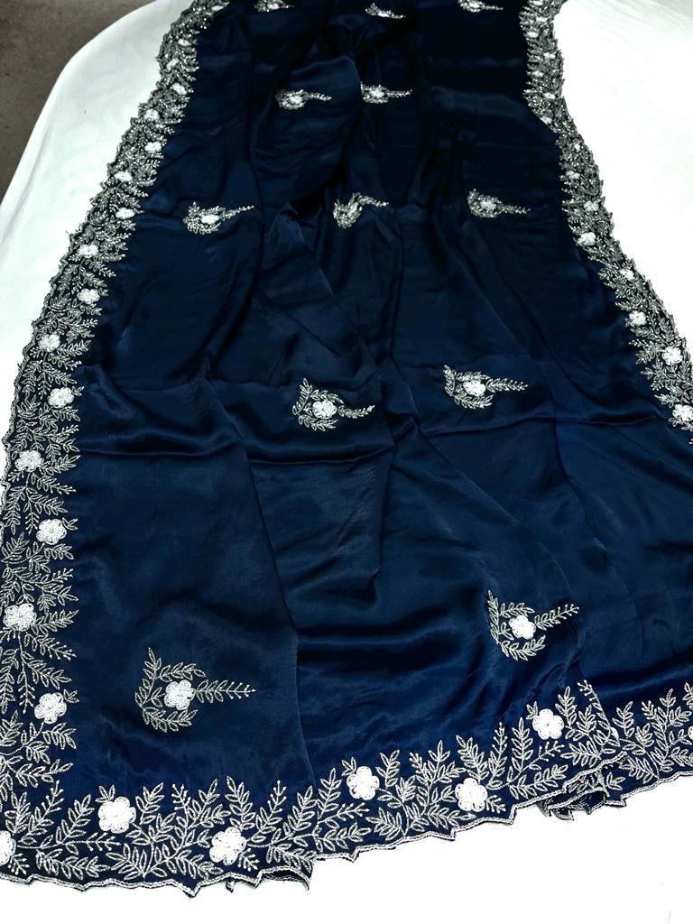 Avisha katdana sequence saree - Saffronfashionindia