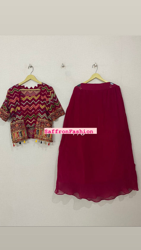 Lal lehanga - Saffronfashionindia