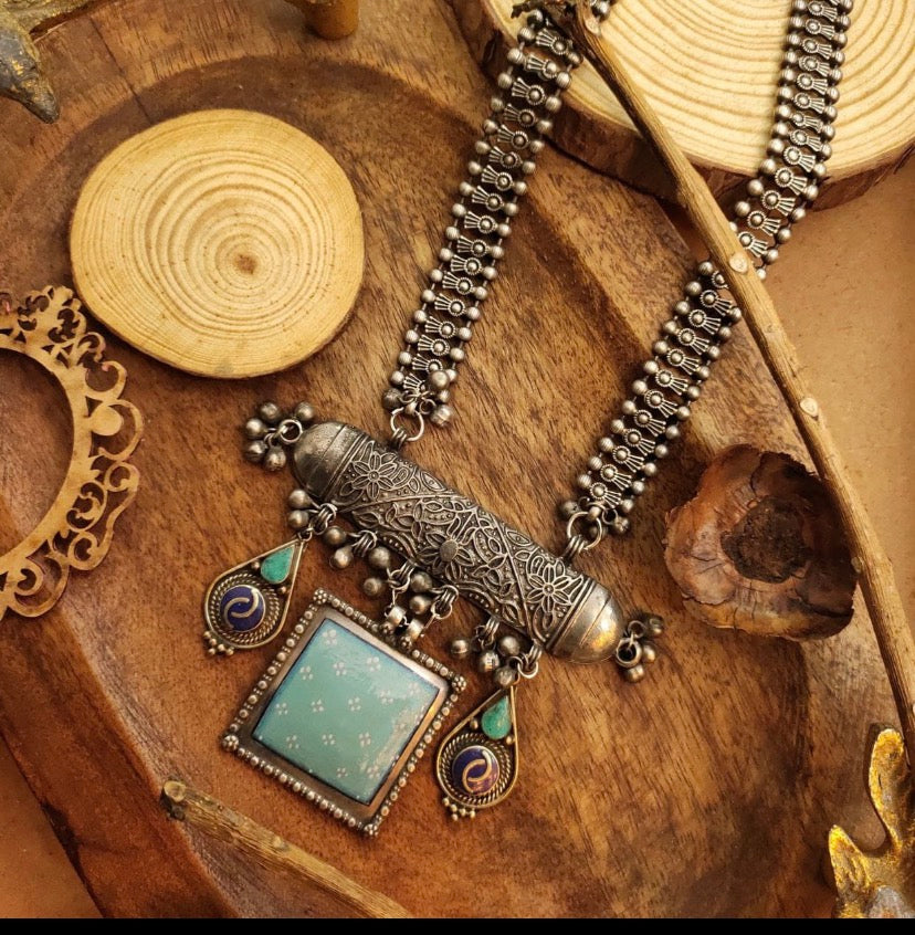 Tabaali fusion necklace - Saffronfashionindia
