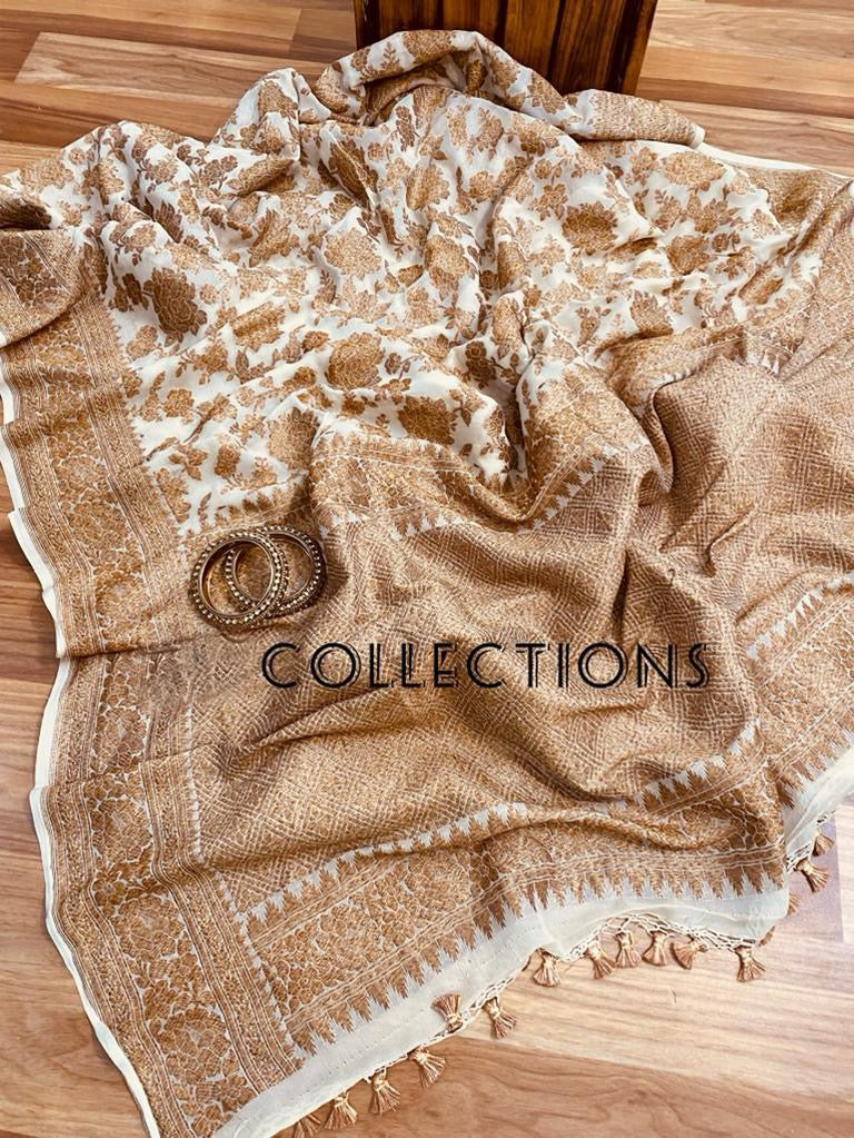 Banarsi weaved traditional saree/Indian saree - Saffronfashionindia