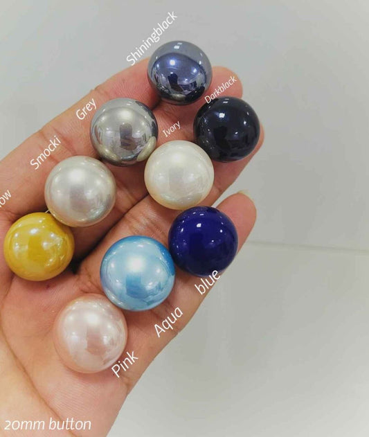 Pearl stud earrings - Saffronfashionindia