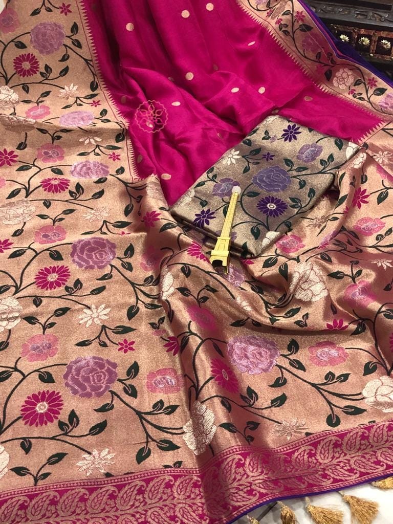 Banarsi bridal saree - Saffronfashionindia