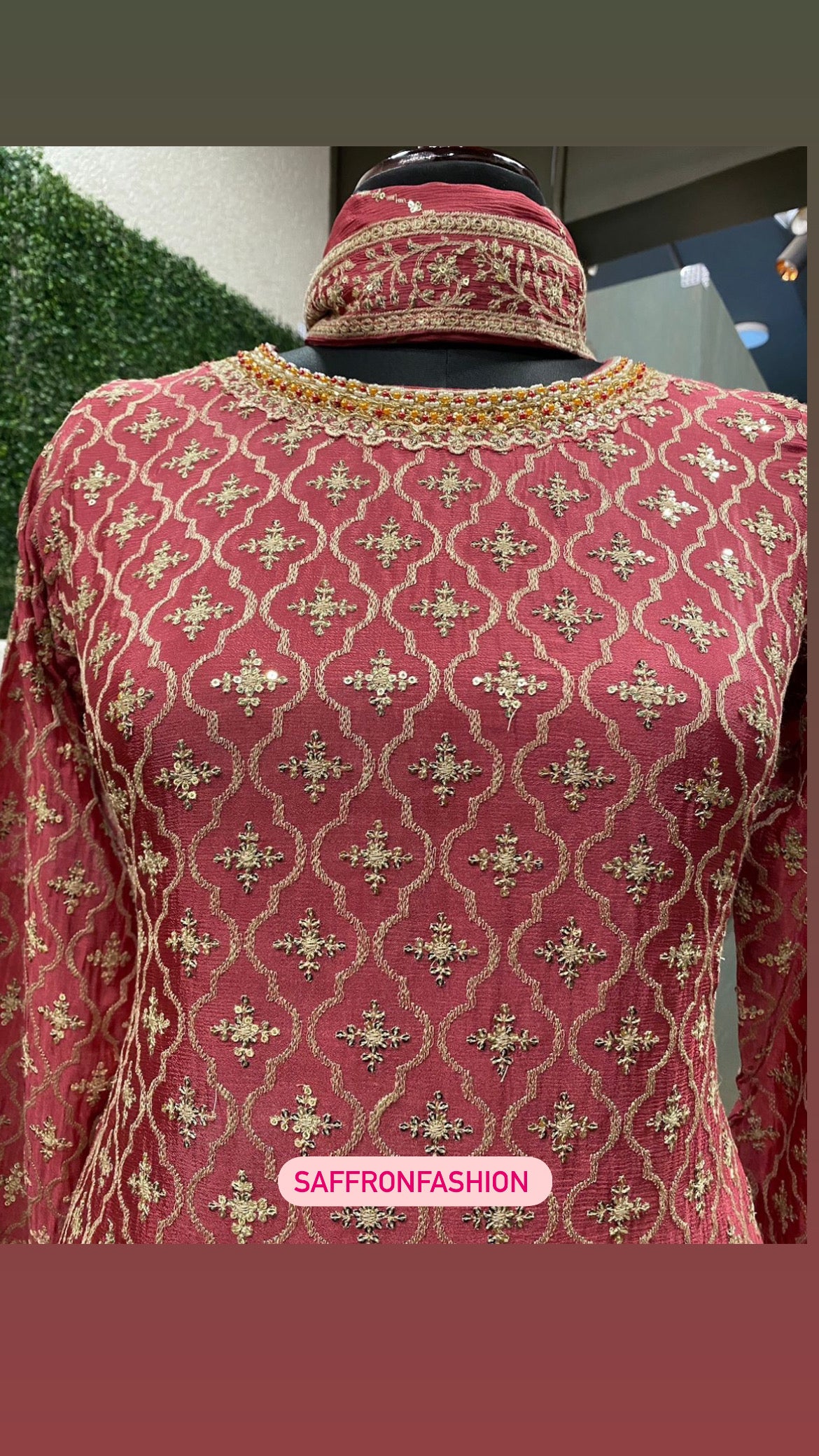 Lucina chinon beautiful dress - Saffronfashionindia