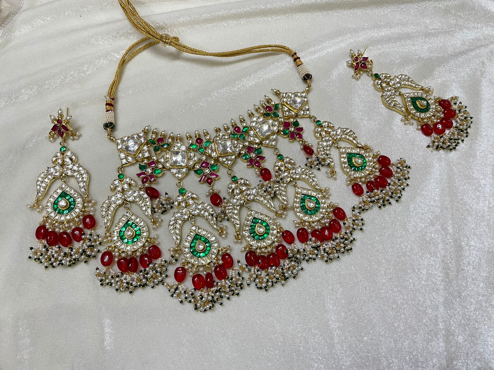 Gulband necklace set - Saffronfashionindia