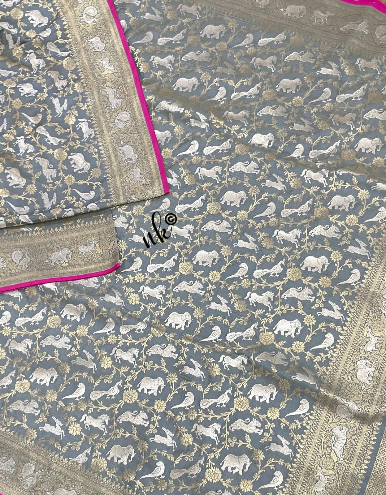 Shikhara inspired Banarsi saree - Saffronfashionindia