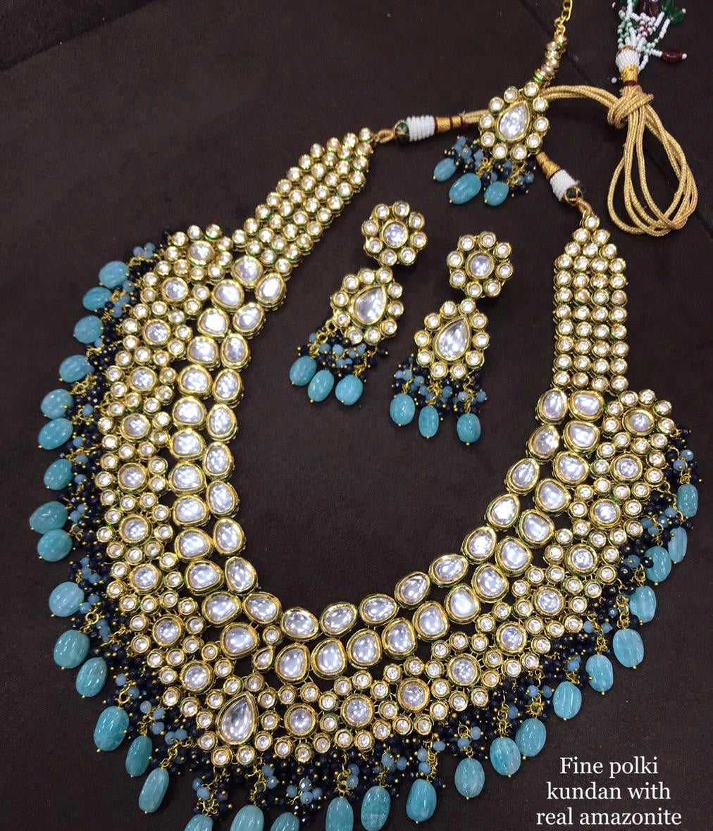 Mughal inspired bridal necklace - Saffronfashionindia