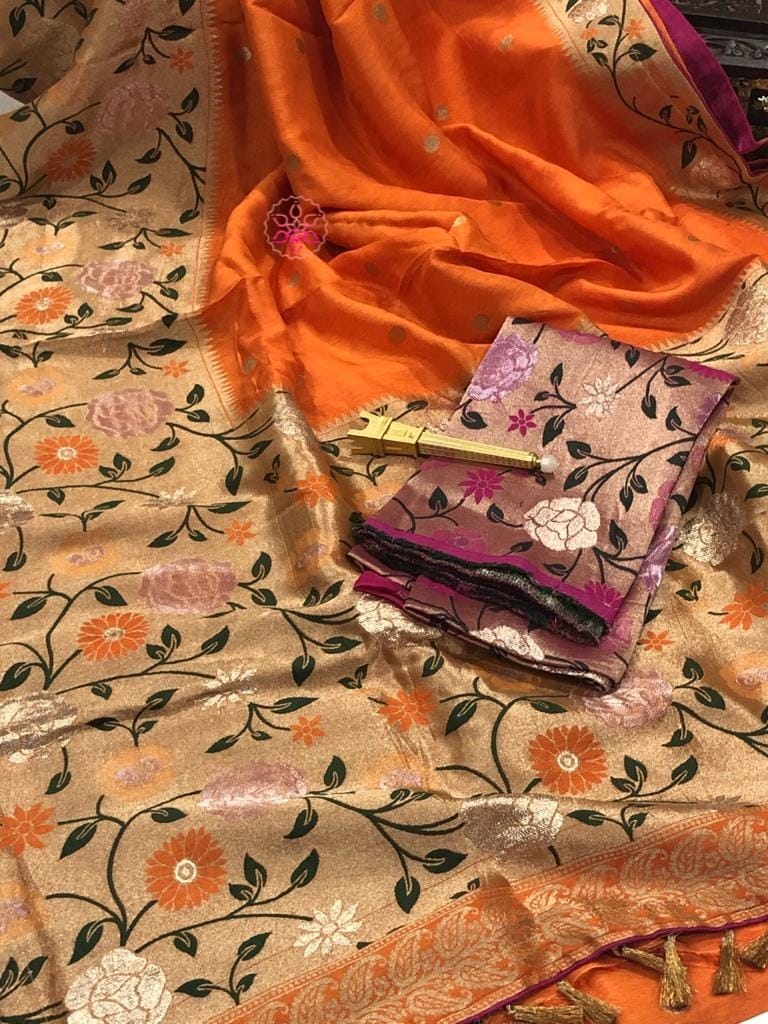 Banarsi bridal saree - Saffronfashionindia