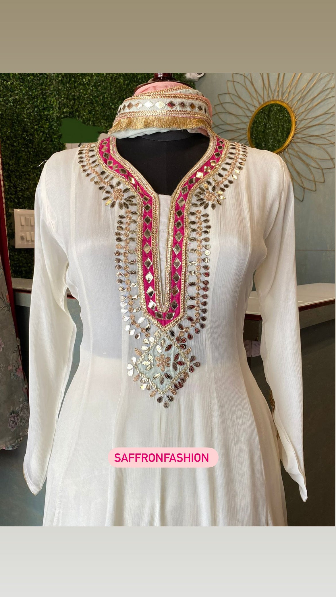 Rondra Anarkali dress - Saffronfashionindia
