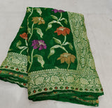 Meenakari banarsi saree