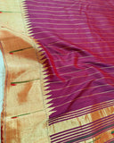 Elephant inspired silk Paithani saree