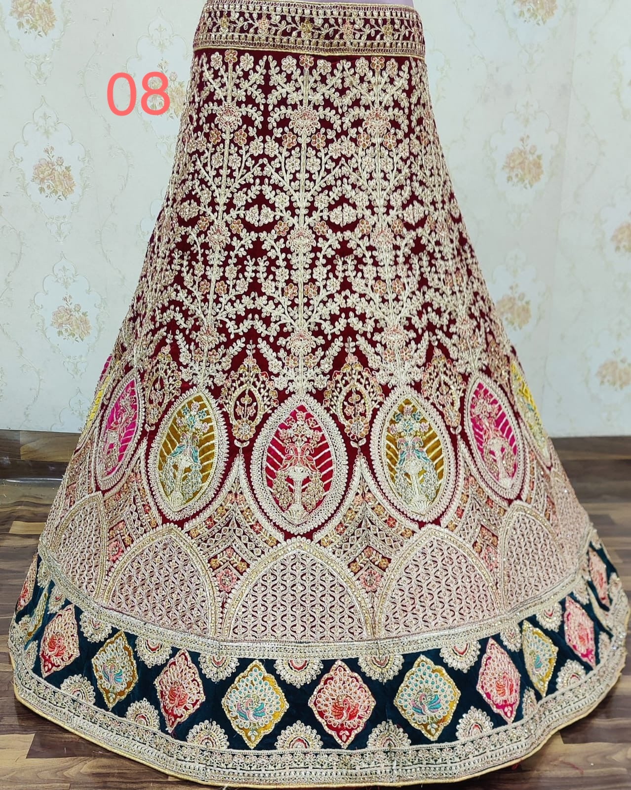 Walima Indian Pakistani Lehangas - Saffronfashionindia