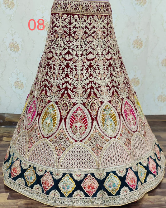 Walima Indian Pakistani Lehangas - Saffronfashionindia