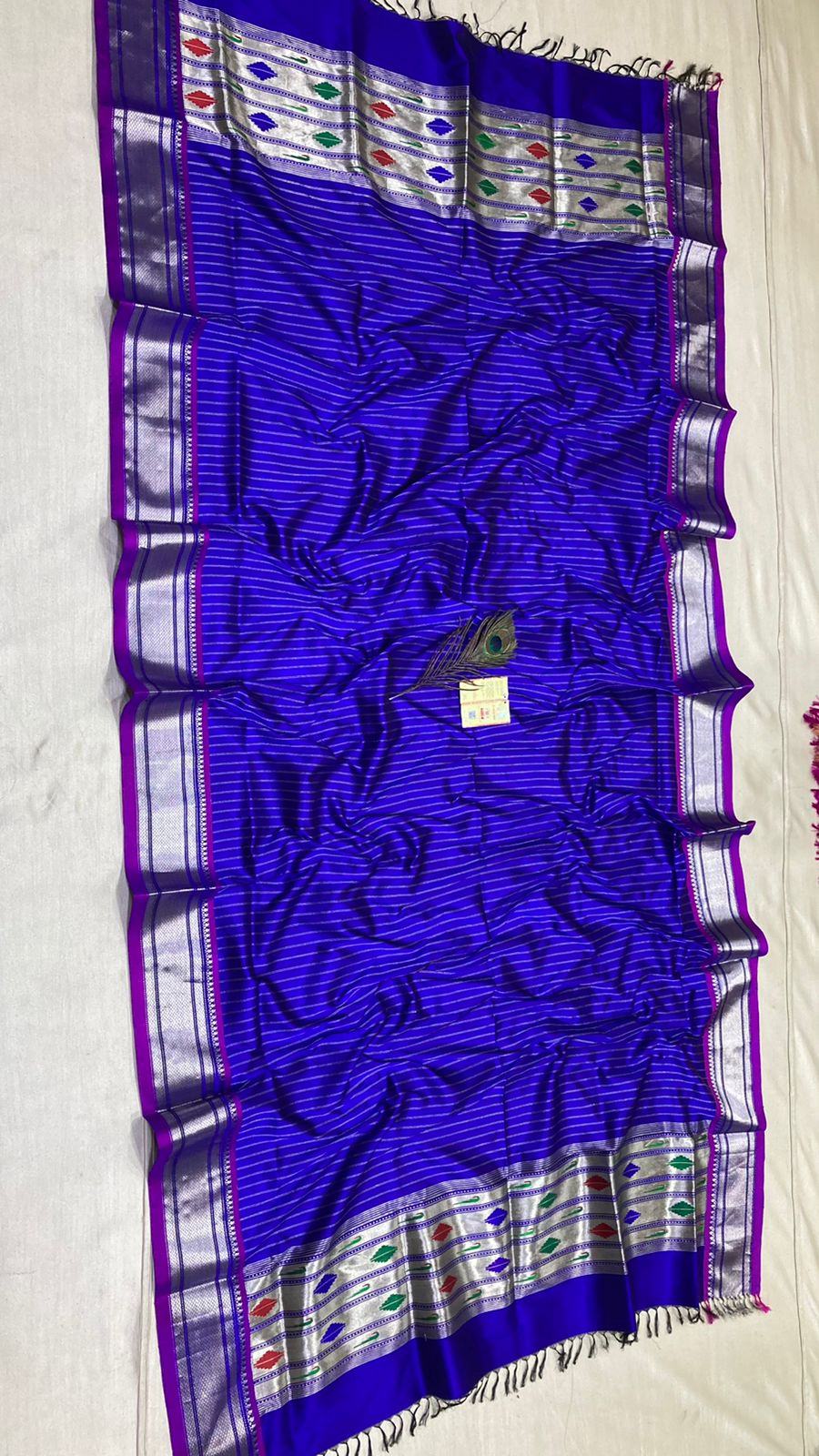 Paithani inspired dupatta - Saffronfashionindia