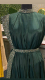 Emerald indowestern dress