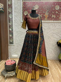 Silk designer inspired lehanga