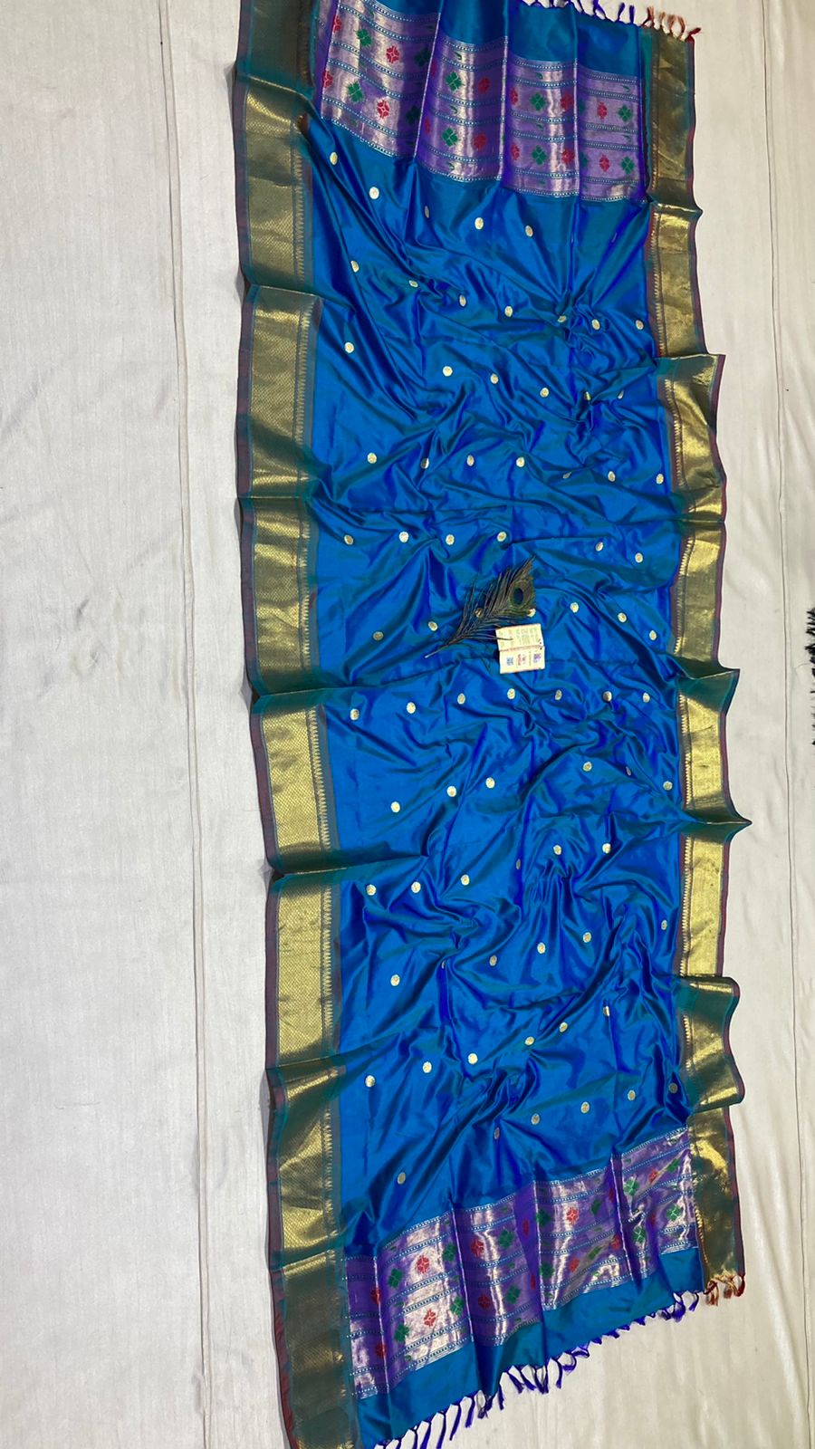 Paithani inspired dupatta - Saffronfashionindia