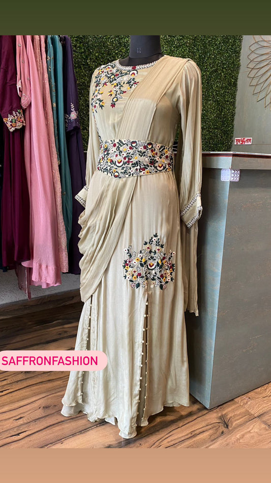 Chistian indowestern dress - Saffronfashionindia