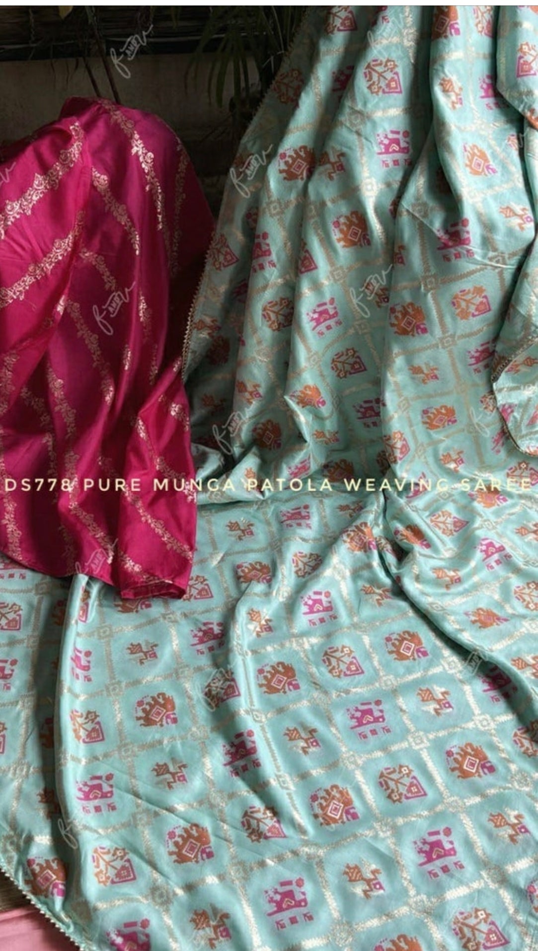 Executive saree/Munga saree/Indian sari - Saffronfashionindia